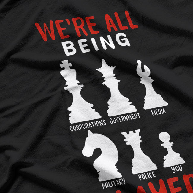 Chess Conspiracy: Anti-Government Strategy T-Shirt