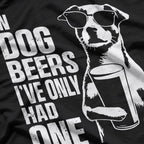 In Dog Beers, I’ve Only Had One – Funny Retro Drinking Bar Pub T-Shirt