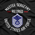 Master Sergeant Retired: Honoring Years of Service T-Shirt