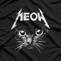 Meowtal – Black Cat Rocker Metalhead T-Shirt