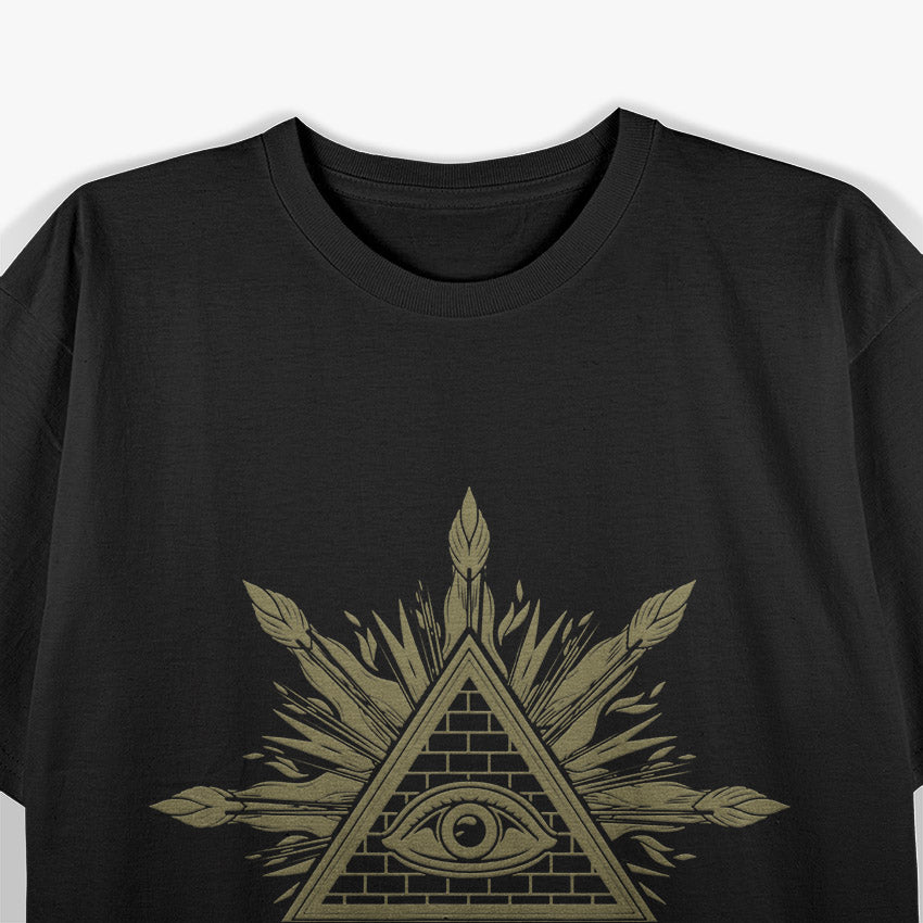Pagan Occult: Witchcraft & All-Seeing Eye Pyramid T-Shirt