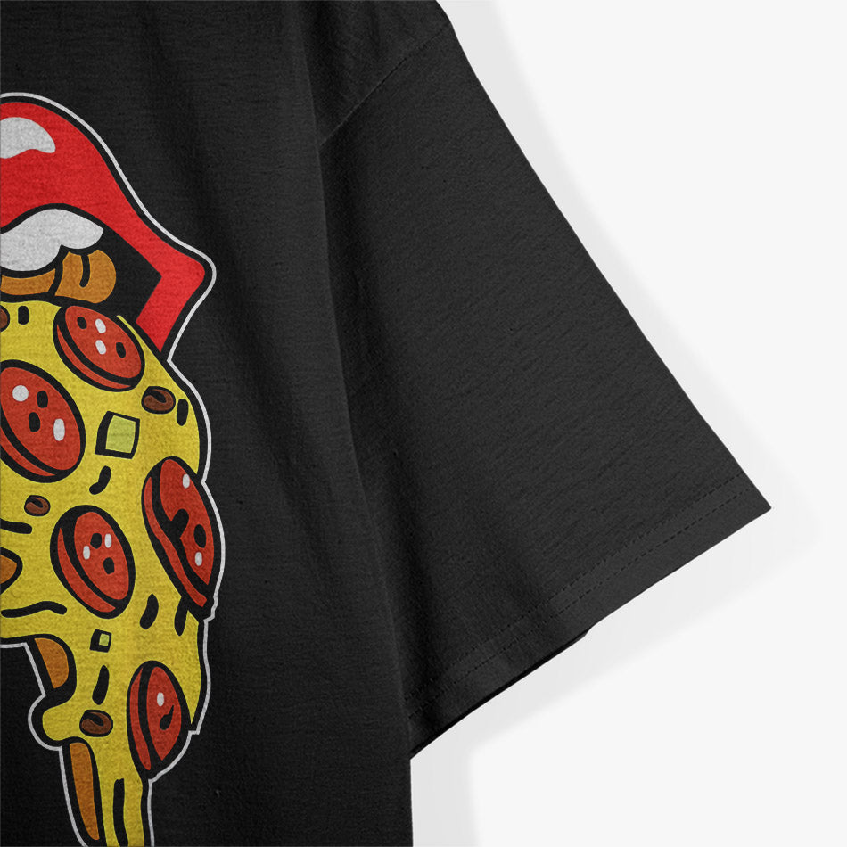 Pizza Mouth Lips – Funny & Cool Food Lover’s T-Shirt
