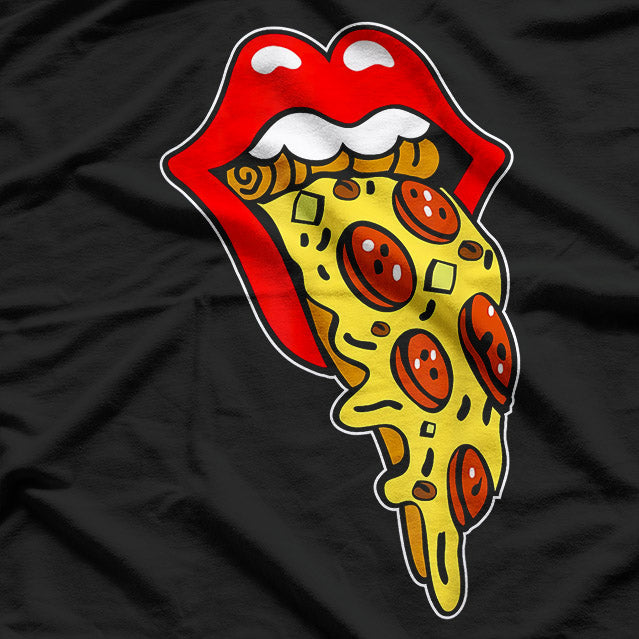 Pizza Mouth Lips – Funny & Cool Food Lover’s T-Shirt