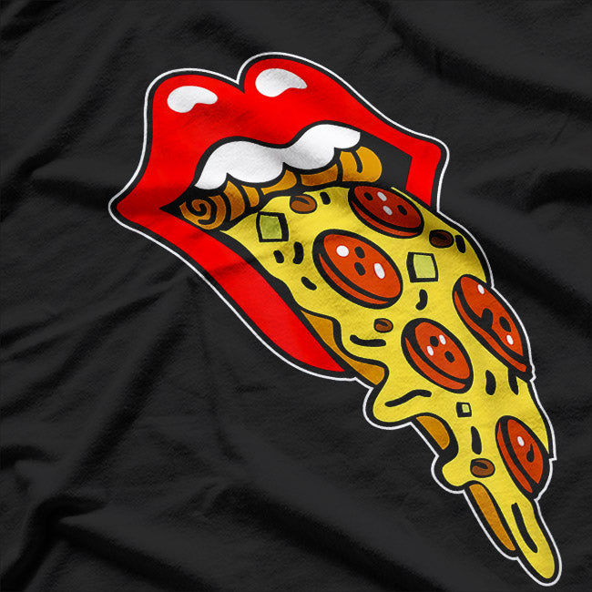 Pizza Mouth Lips – Funny & Cool Food Lover’s T-Shirt