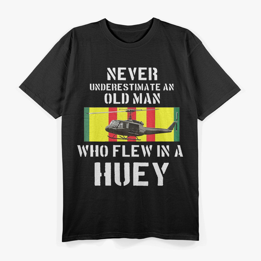 Vietnam Veteran Military Vet USA American Flag T-Shirt
