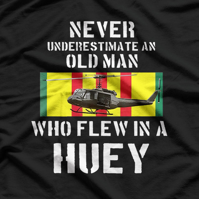 Vietnam Veteran Military Vet USA American Flag T-Shirt