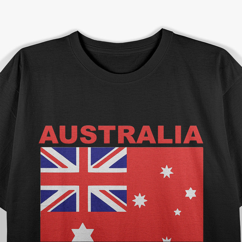 Australian Flag  Proud Aussie Heritage Graphic  T-Shirt