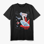 Atomic Cat Café: Purrfectly Retro T-Shirt