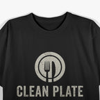 Clean Plate Club Member Funny Food Lover T-Shirt