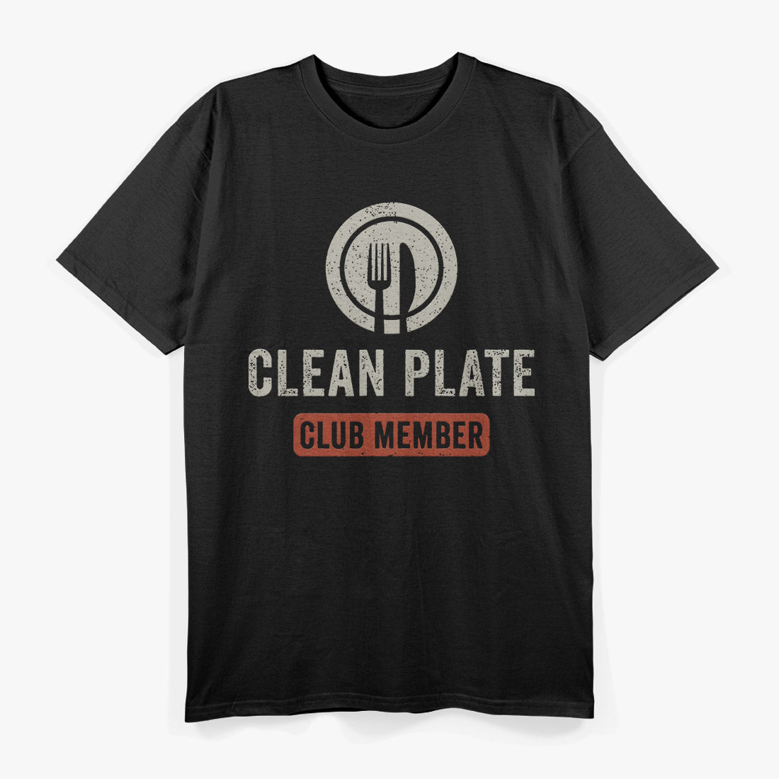 Clean Plate Club Member Funny Food Lover T-Shirt
