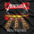 Meowtallica: Master of Paws – Funny Metal Cat T-Shirt