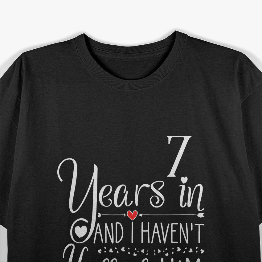 7th Wedding Anniversary: Celebrating 7 Years of Love T-Shirt