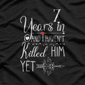 7th Wedding Anniversary: Celebrating 7 Years of Love T-Shirt
