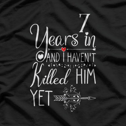 7th Wedding Anniversary: Celebrating 7 Years of Love T-Shirt