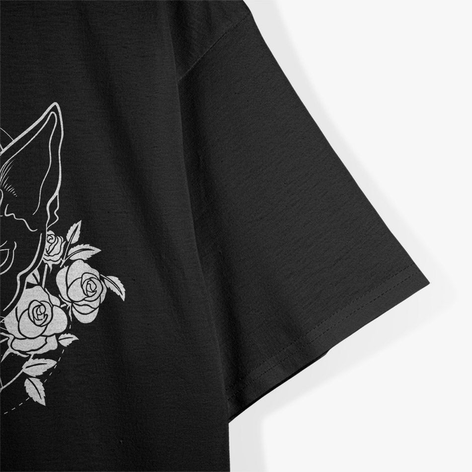 Sacred Geometry Wiccan Pagan Pentagram Cat Occult Art T-Shirt