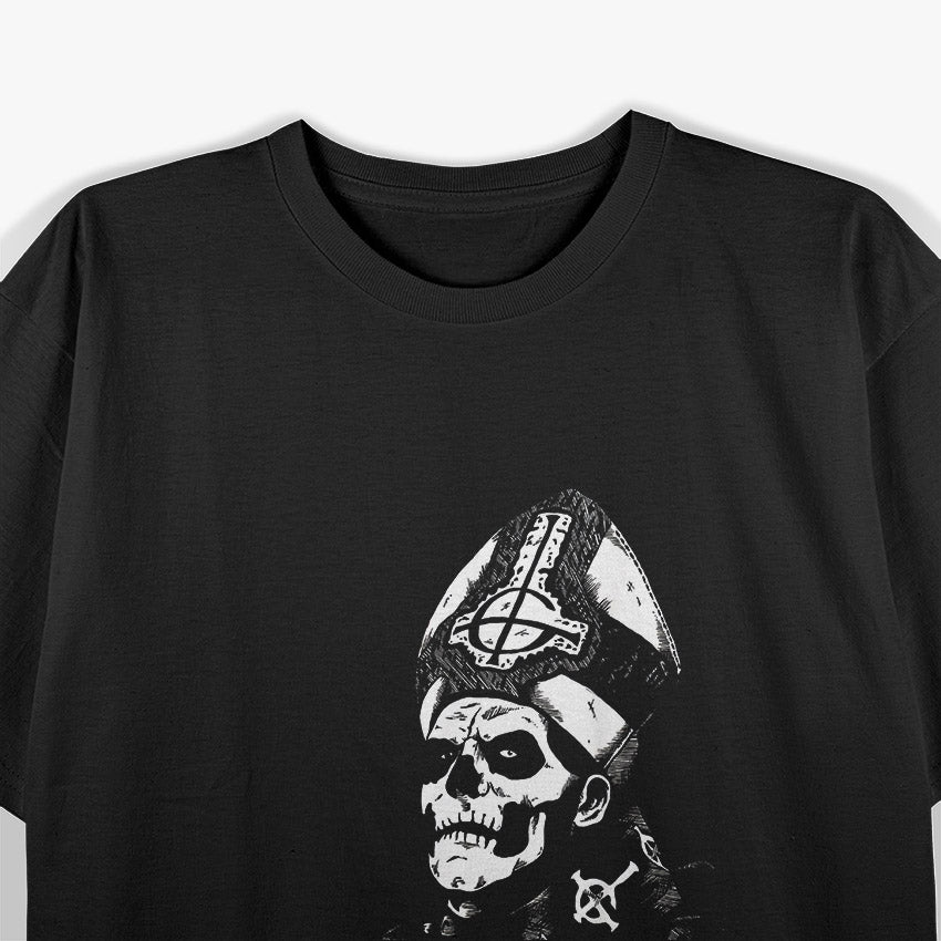 Papa Ghost: Cardinal Copia & Emeritus Tribute T-Shirt