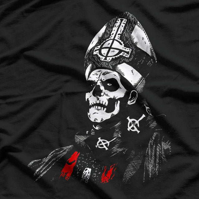 Papa Ghost: Cardinal Copia & Emeritus Tribute T-Shirt