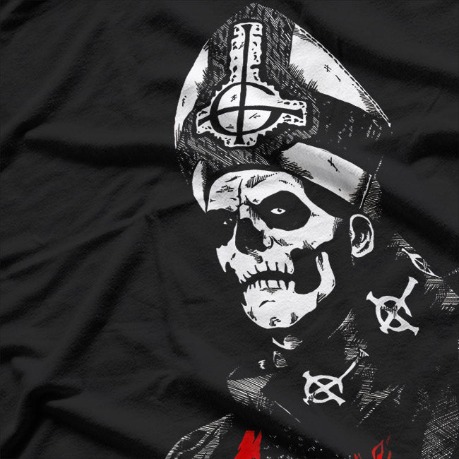Papa Ghost: Cardinal Copia & Emeritus Tribute T-Shirt