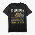 Vietnam War Veterans Memorial Day Honor the 58,479 T-Shirt