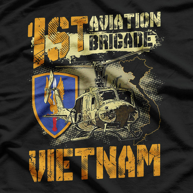 1st Aviation Brigade Military Insignia T-Shirt
