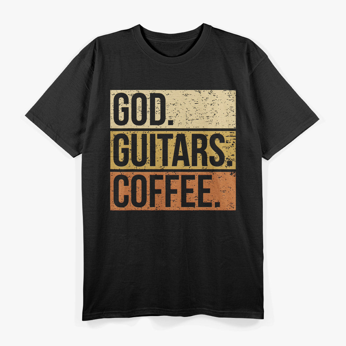 God, Guitars & Coffee: My Holy Trinity T-Shirt