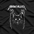 Meowtallica: The Black Cat Album Parody T-Shirt