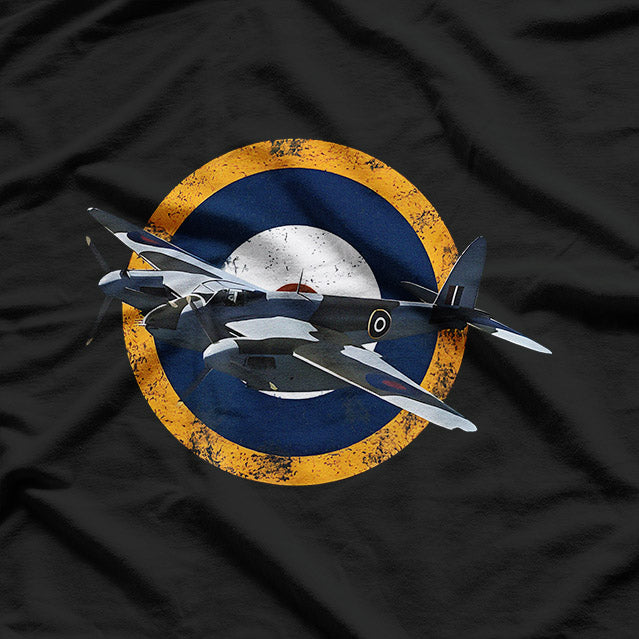 Vintage Aircraft RAF Mosquito WW2 Fighter Bomber Plane T-Shirt