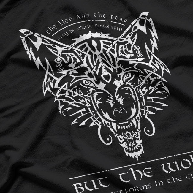 Mighty Wolf Never in Circus Wild Spirit T-Shirt