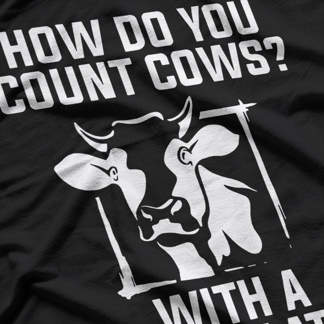Cowculator: Dad Jokes and Cows T-Shirt