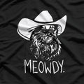 Meowdy Texas Cat Funny Cowboy Western Country Rodeo Meme T-Shirt