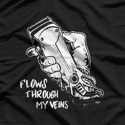 Hair Cutting Barber: Master of the Blades T-Shirt