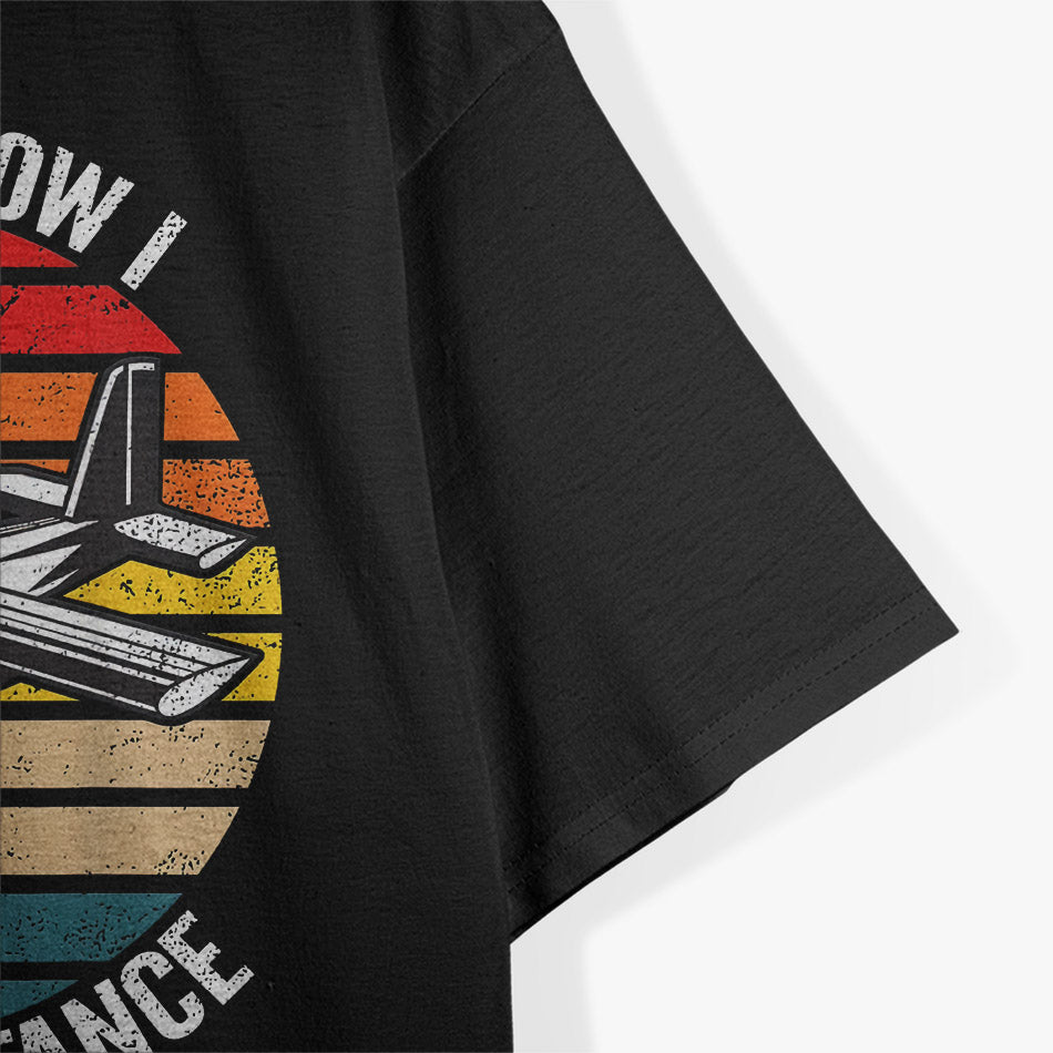 Retro Vintage Airplane – Aviation Pilot Flight Enthusiast T-Shirt