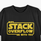 Stack Overflow with You Funny Programmer Coding T-Shirt