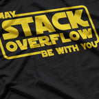 Stack Overflow with You Funny Programmer Coding T-Shirt