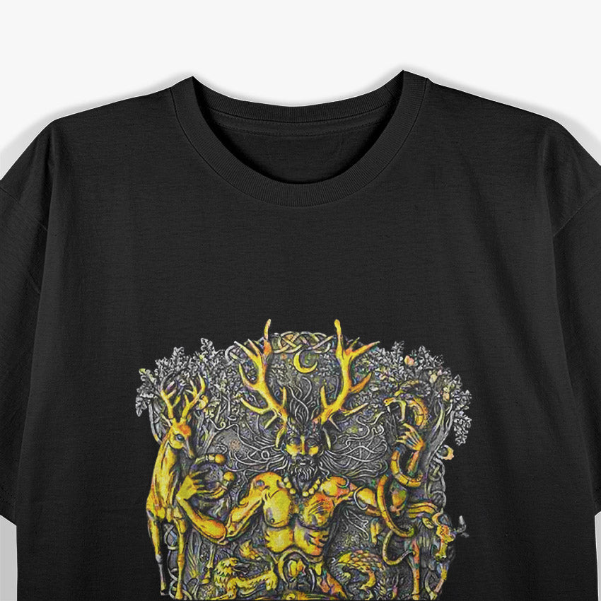 Cernunnos Deer Horned Celtic God Mythology T-Shirt
