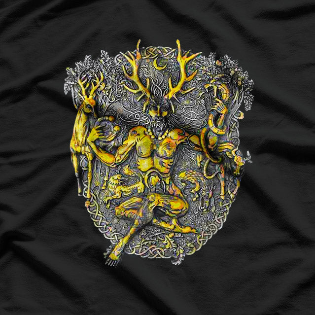 Cernunnos Deer Horned Celtic God Mythology T-Shirt