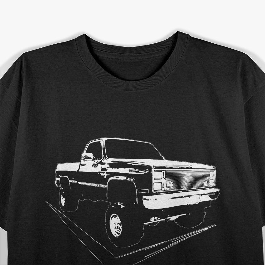 Classic Square Body Truck: Timeless American Ride T-Shirt