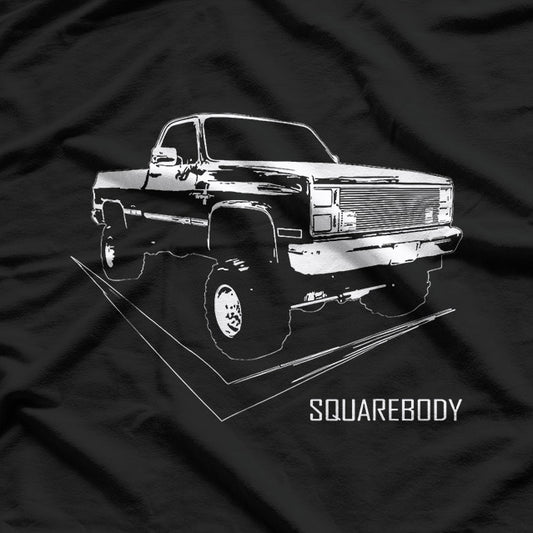 Classic Square Body Truck: Timeless American Ride T-Shirt