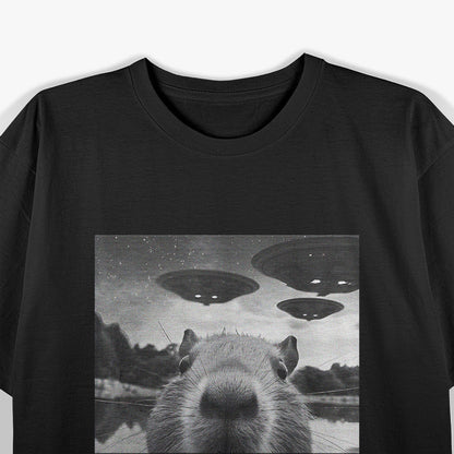Capybara UFO: Out of This World Adventure T-Shirt