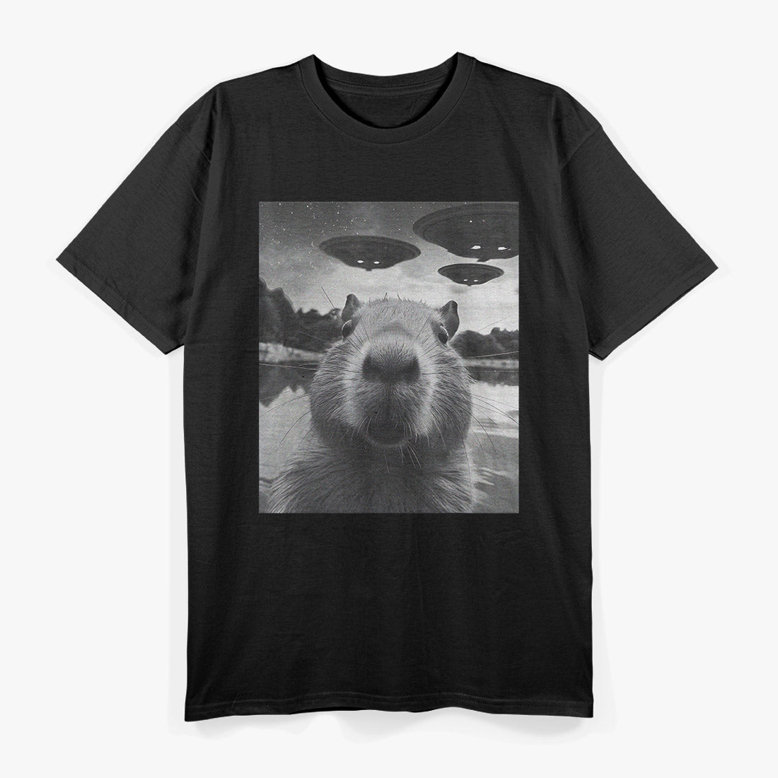 Capybara UFO: Out of This World Adventure T-Shirt