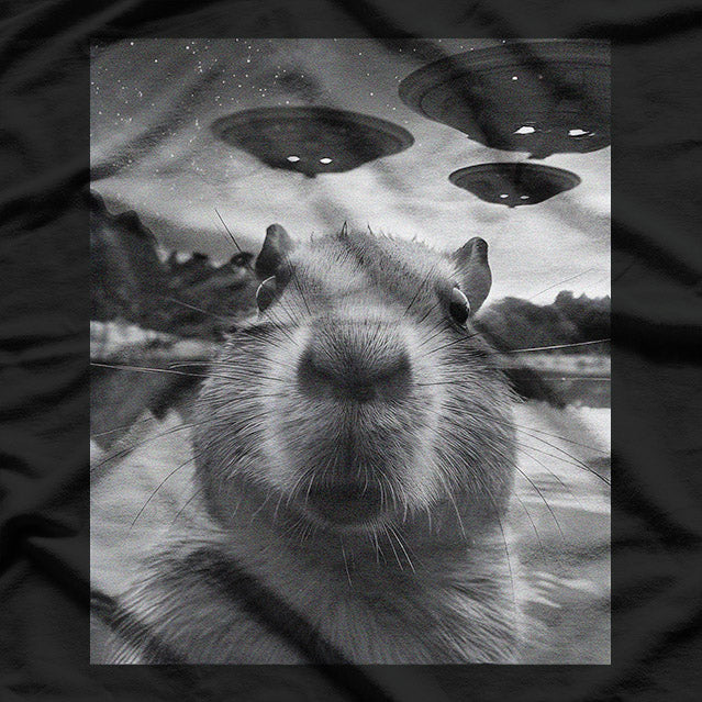 Capybara UFO: Out of This World Adventure T-Shirt