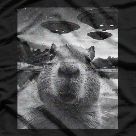 Capybara UFO: Out of This World Adventure T-Shirt