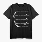 Hard Times Create Strong Men Motivational Quote T-Shirt