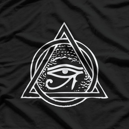 Pyramid & Eye of Ra: Ancient Egyptian Mystical Symbol T-Shirt