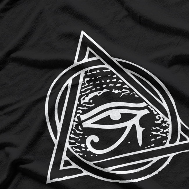 Pyramid & Eye of Ra: Ancient Egyptian Mystical Symbol T-Shirt