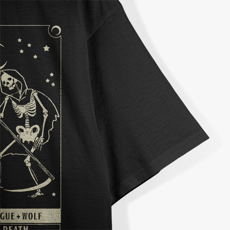 Rogue Wolf Death Retro Dark Symbol Gothic Aesthetic T-Shirt