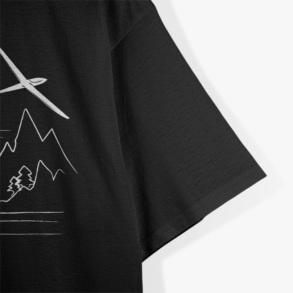 Segelfliegen Piloten – Segelflug Berge Glider Pilot T-Shirt