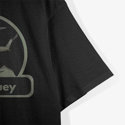 White Design UH-1 Huey Helicopter Veteran Military Gift T-Shirt
