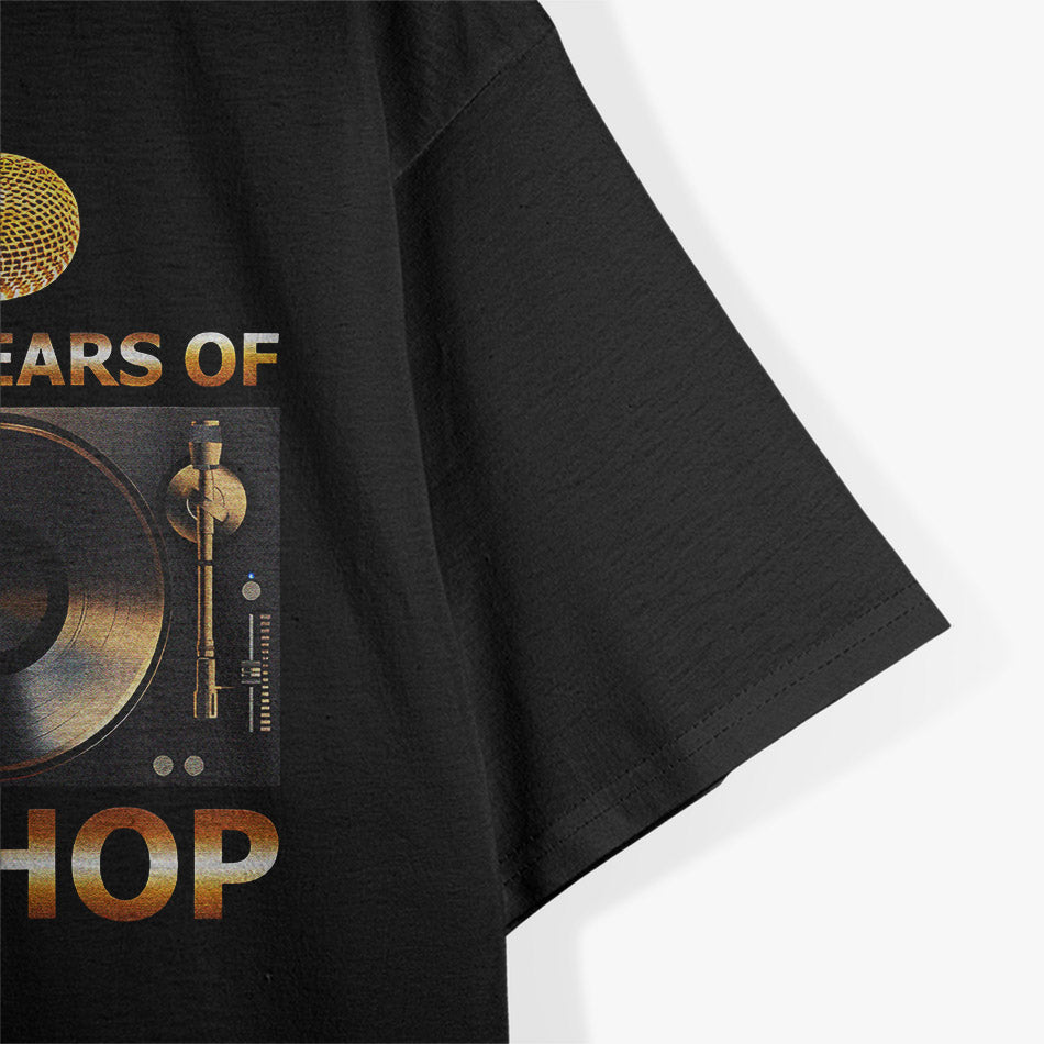 50 Years of Hip Hop - A Legacy in Rhythm and Rhyme T-Shirt