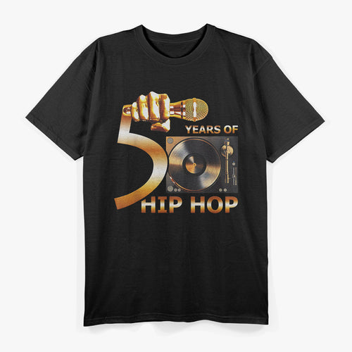 50 Years of Hip Hop - A Legacy in Rhythm and Rhyme T-Shirt